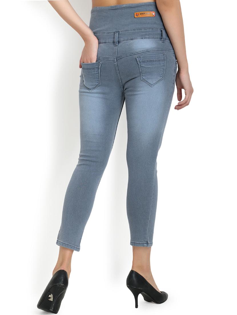 grey denim jeans - 17027204 - Standard Image - 2