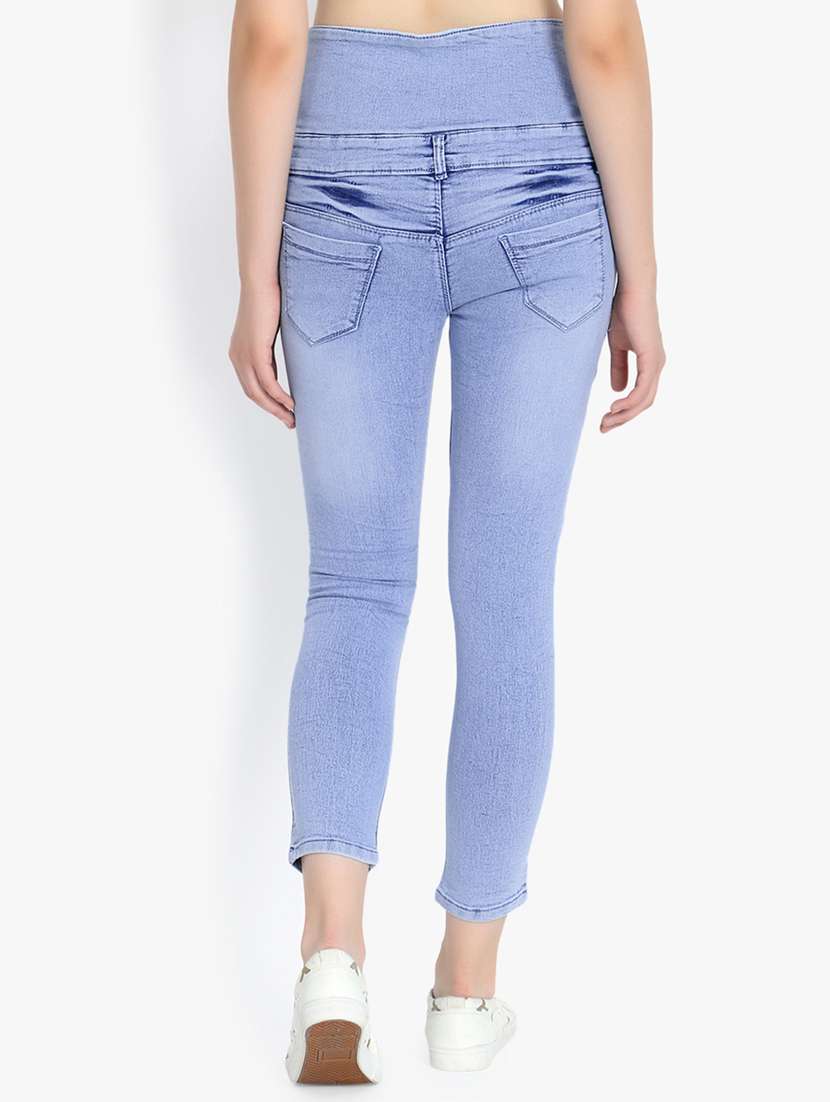 high rise stone washed jeans  - 17027209 -  Standard Image - 2