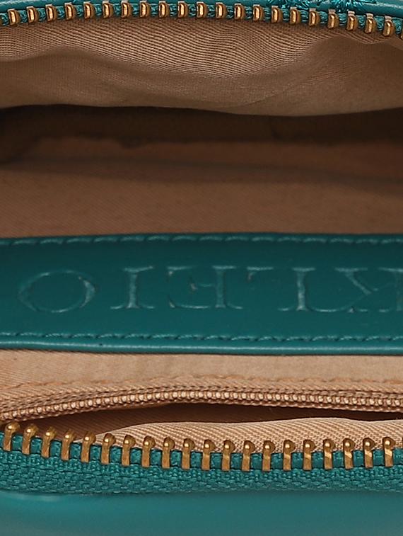 green leatherette regular sling bag - 17027638 - Standard Image - 2