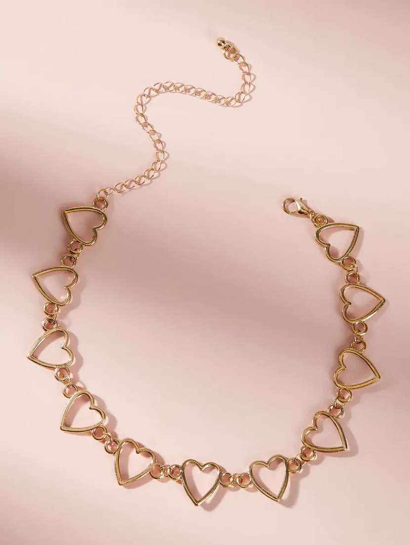  gold plated choker necklace