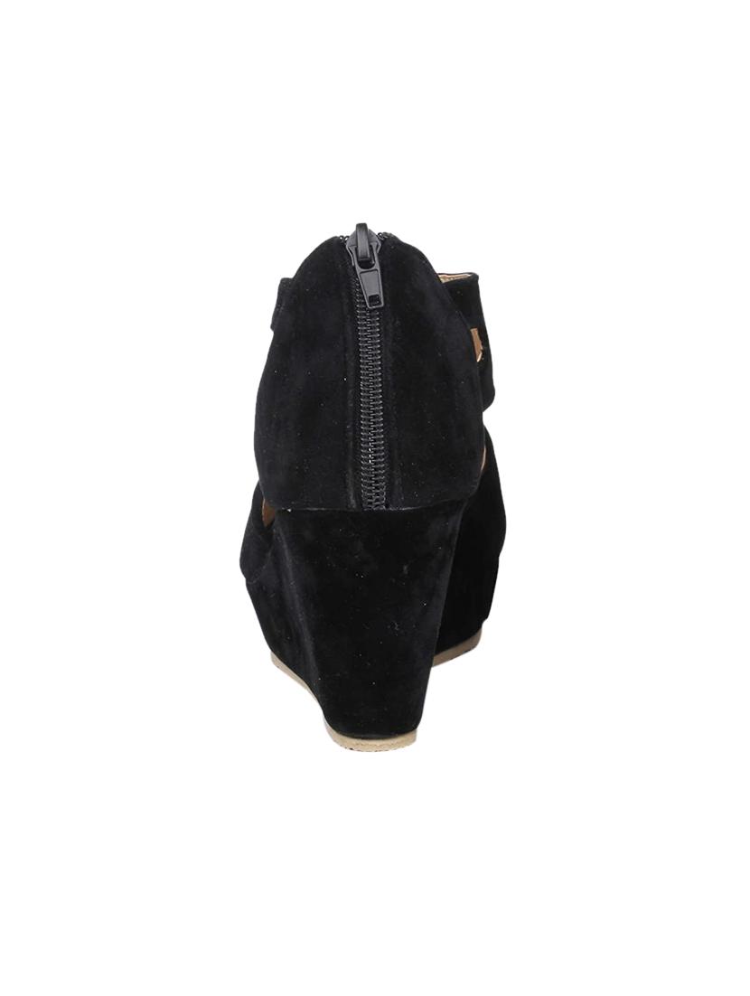 black platforms wedges - 17031461 - Standard Image - 2