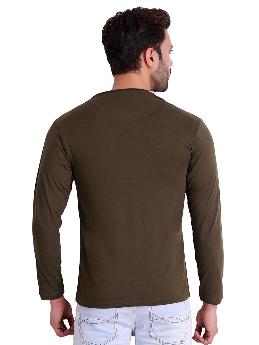 men solid cotton t-shirt - 17031723 - Standard Image - 2