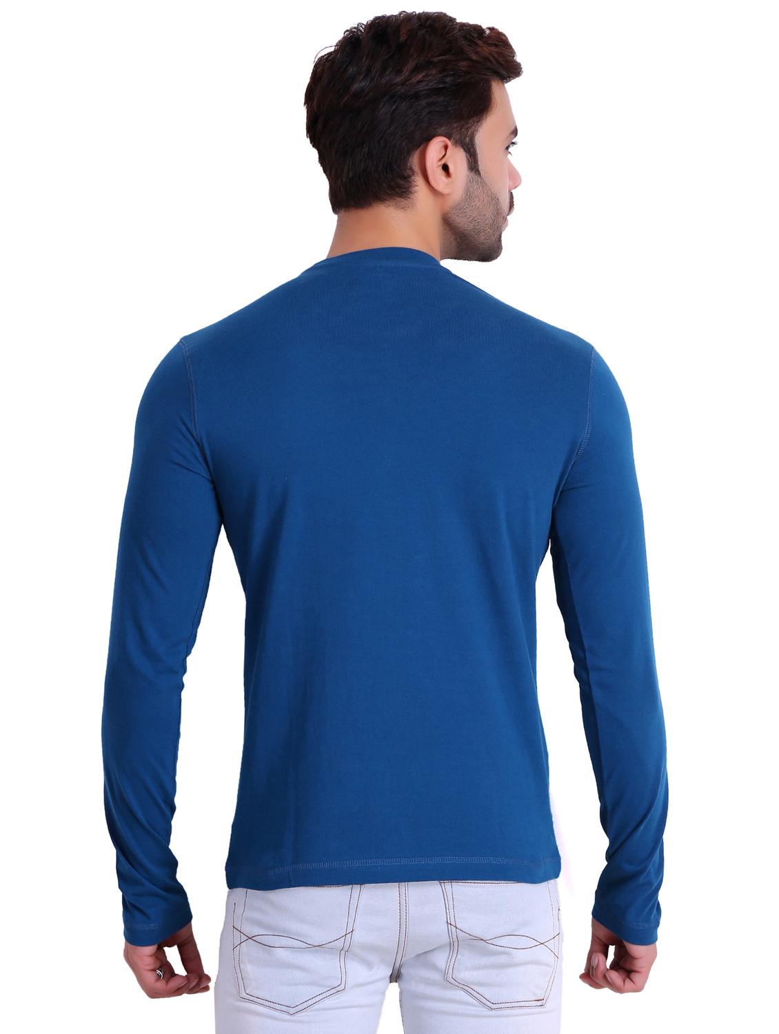 round neck solid regular t-shirt - 17031734 - Standard Image - 2