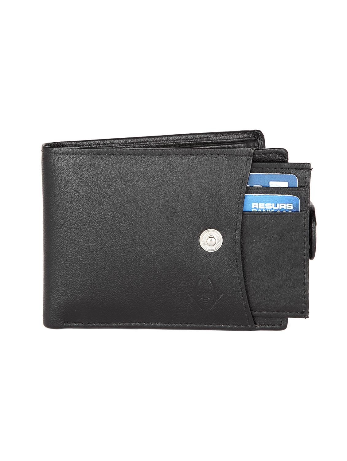 black leather wallet - 17032560 -  Zoom Image - 0