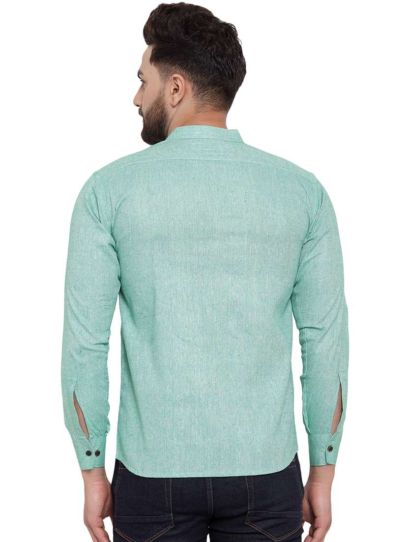 mens self design casual shirt - 17033786 -  Standard Image - 2