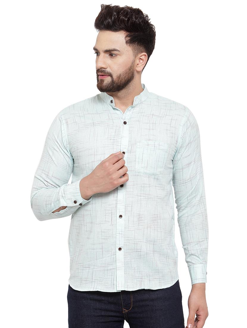 mens melange casual shirt - 17033790 -  Zoom Image - 0