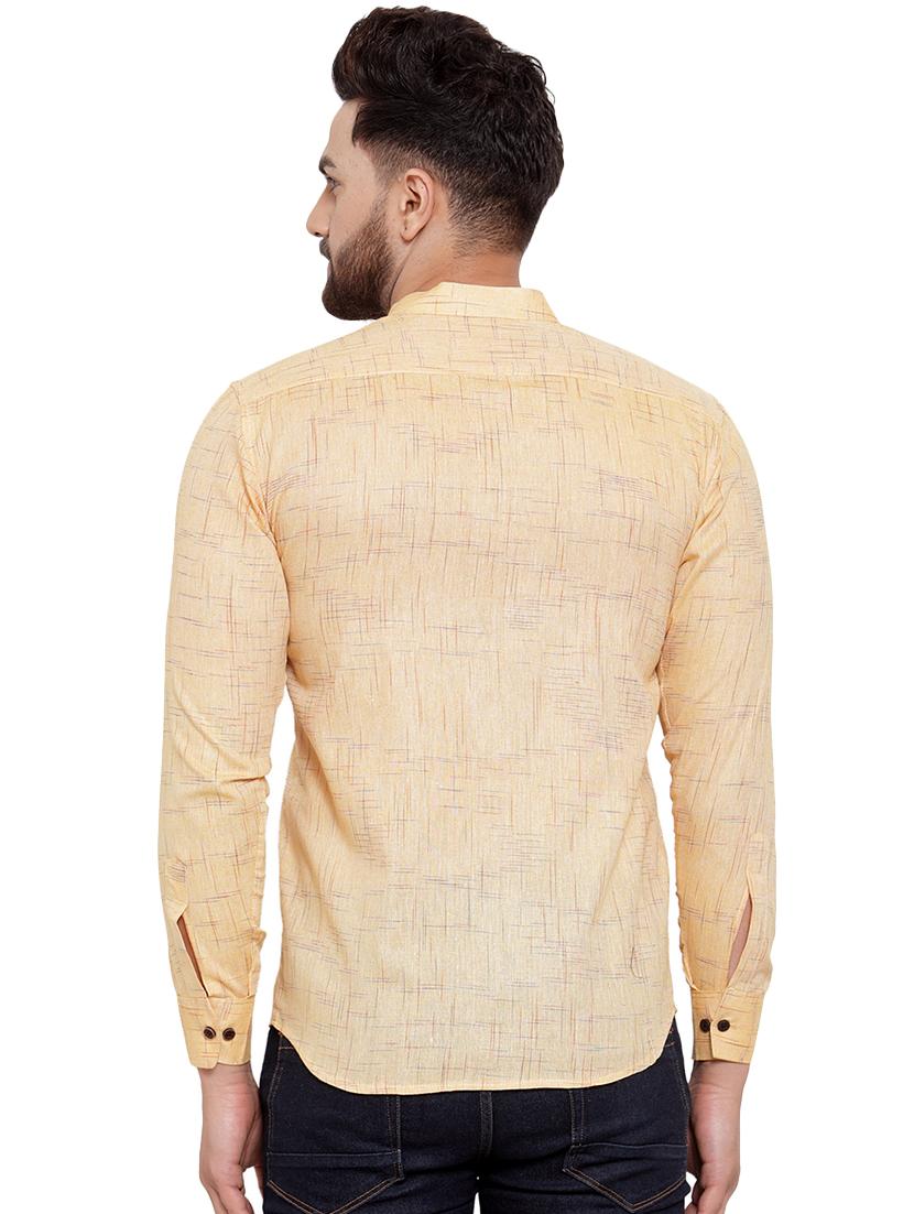 mens melange casual shirt - 17033794 - Standard Image - 2