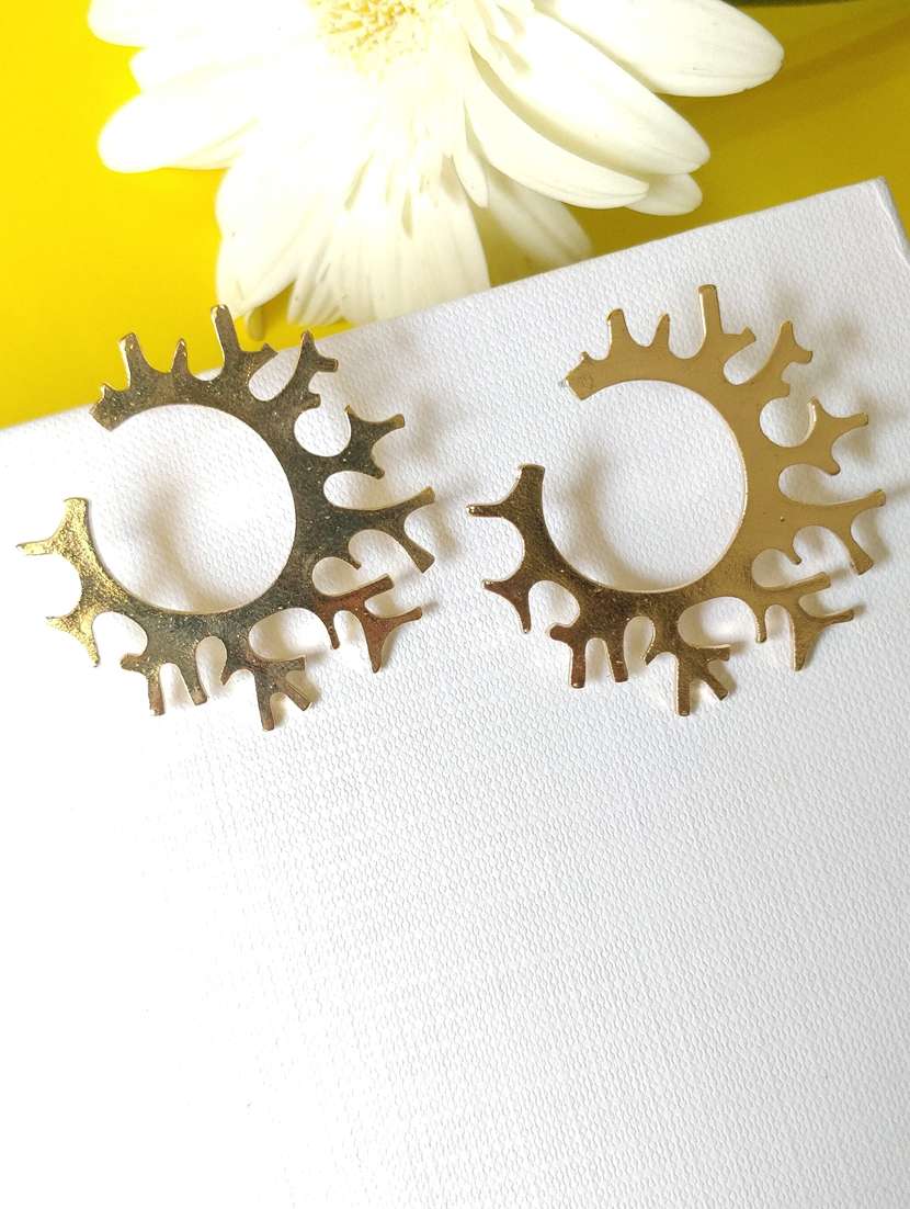  gold plated hoop earring