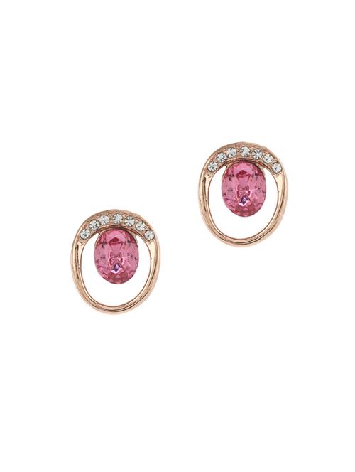 pink metal studs earring - 17041139 -  Standard Image - 0