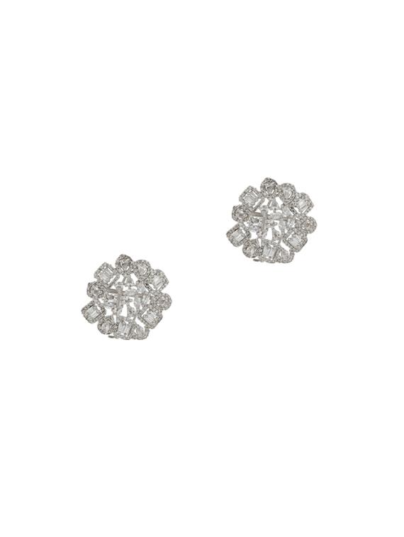 gold metal studs earring - 17041339 - Zoom Image - 0