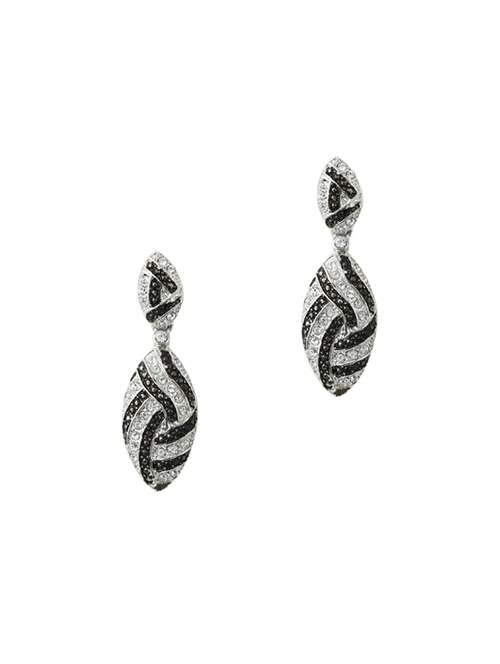black metal drop earring - 17041369 -  Standard Image - 0