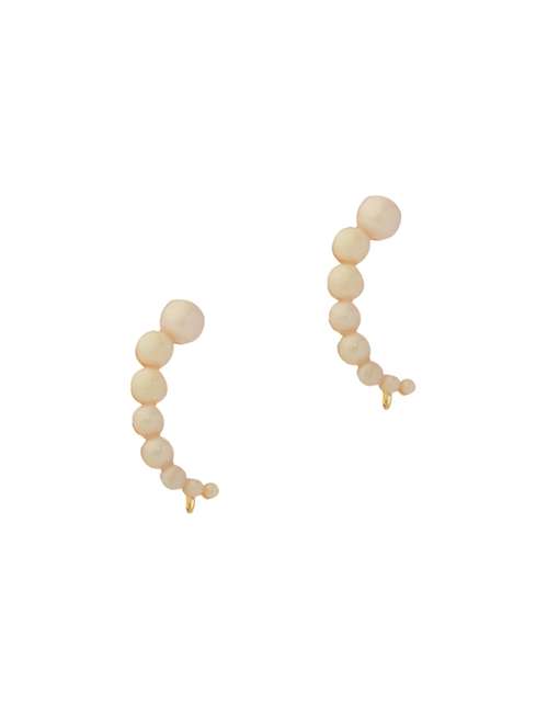 gold metal earcuff earring - 17041447 - Standard Image - 0