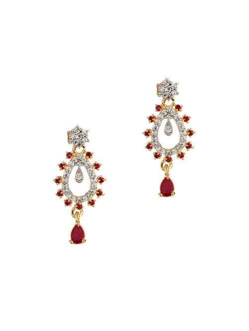 gold metal drop earring - 17041468 -  Standard Image - 0