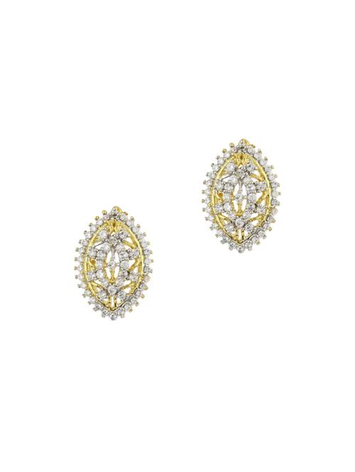 gold metal studs earring - 17041496 -  Standard Image - 0