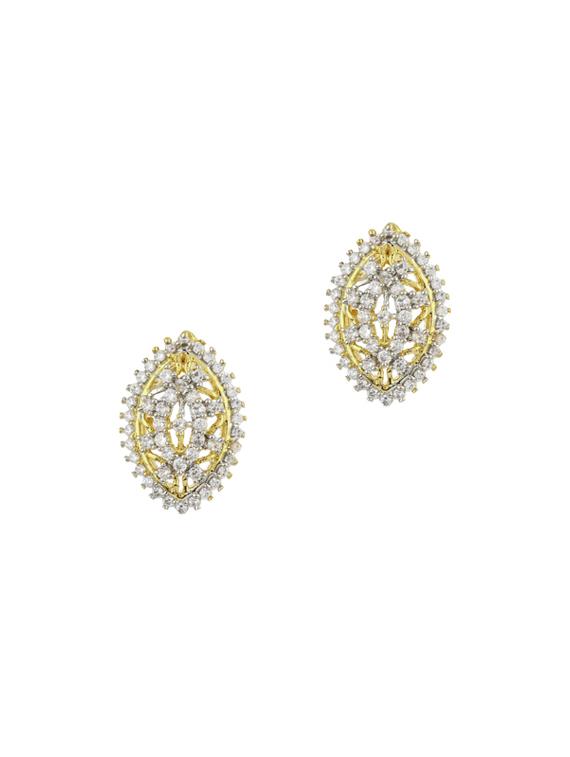 gold metal studs earring - 17041496 -  Zoom Image - 0