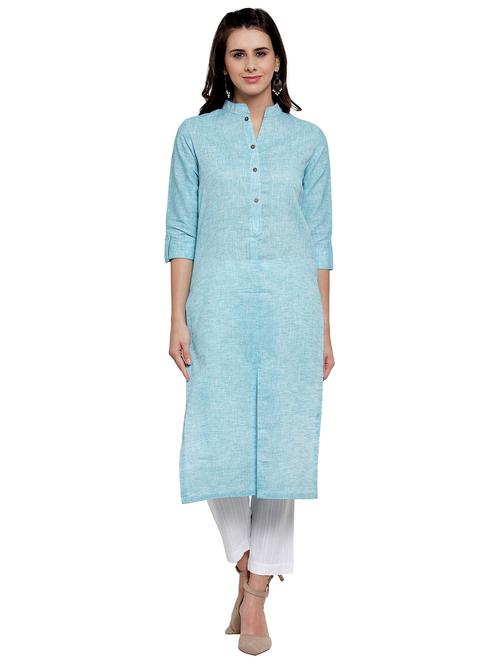 women's straight kurta - 17059737 - Standard Image - 0