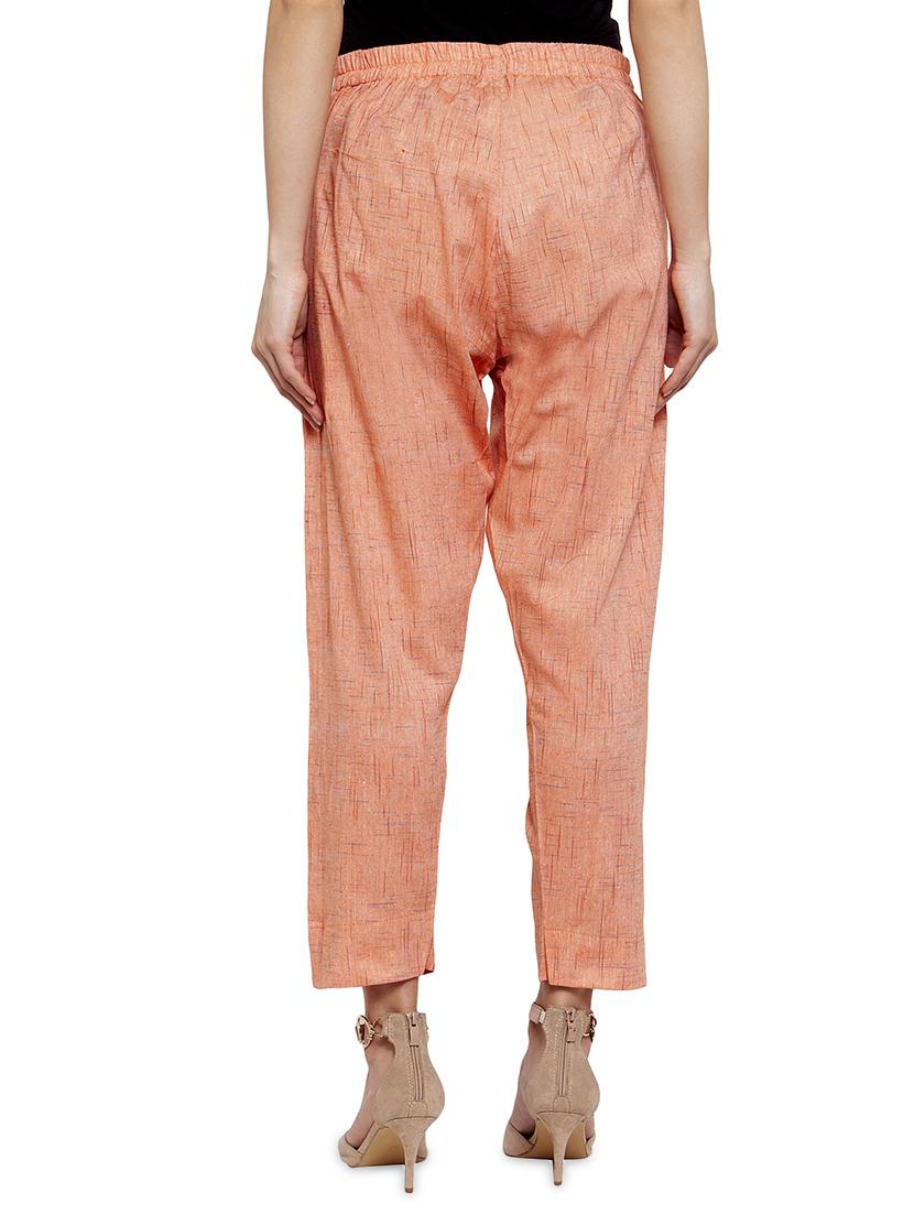 solid flat front cigarette pants - 17060631 - Standard Image - 2