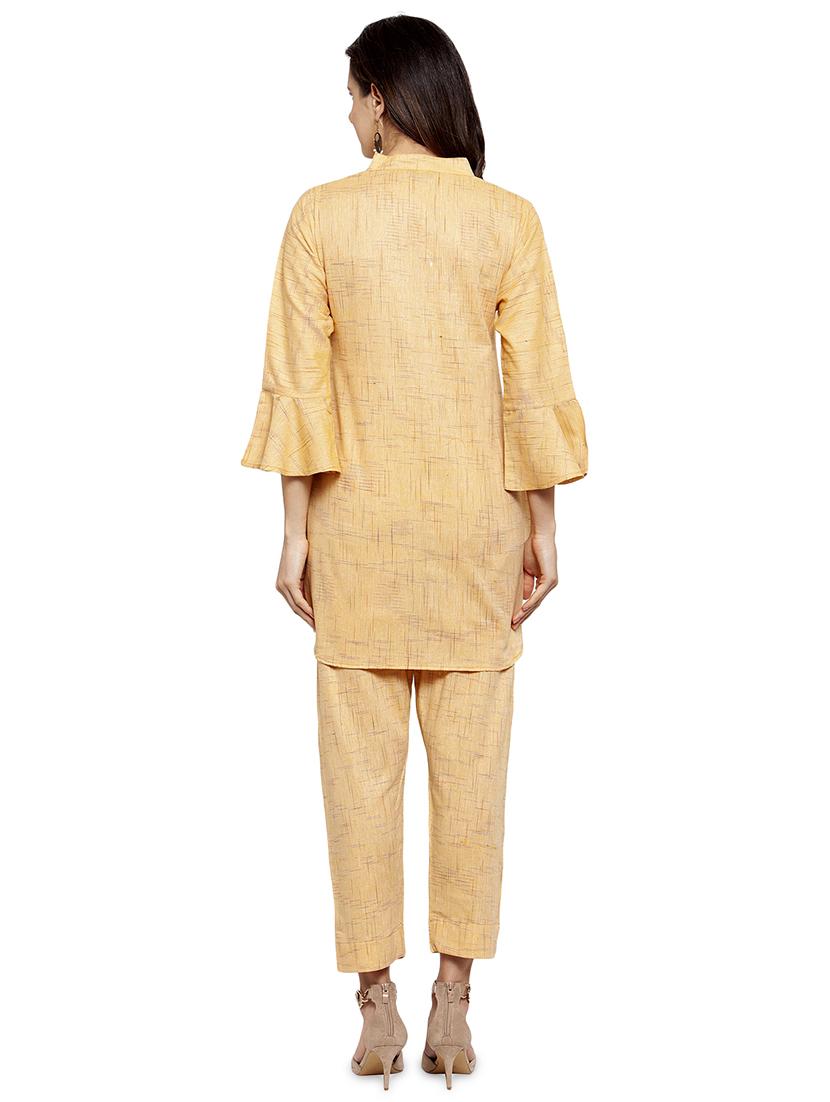 women self design bell sleeve ethnic co ords set - 17062101 - Standard Image - 2