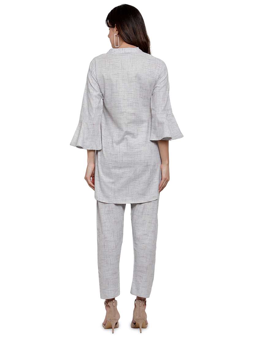solid kurta pant set - 17062105 - Standard Image - 2