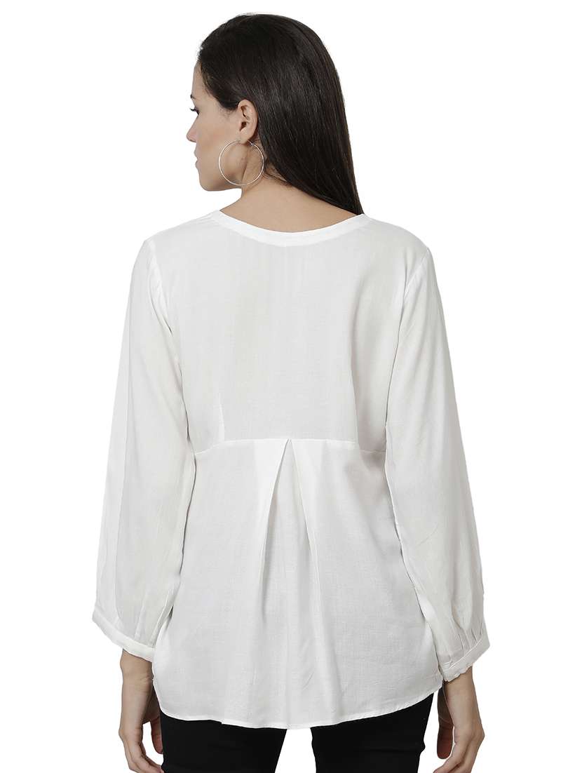 notch neck a-line tunic - 17064400 - Standard Image - 2