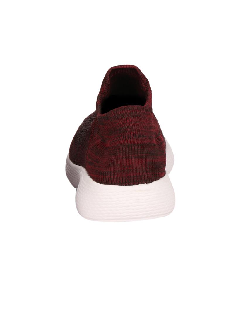 maroon slip on sport shoes - 17065797 - Standard Image - 2
