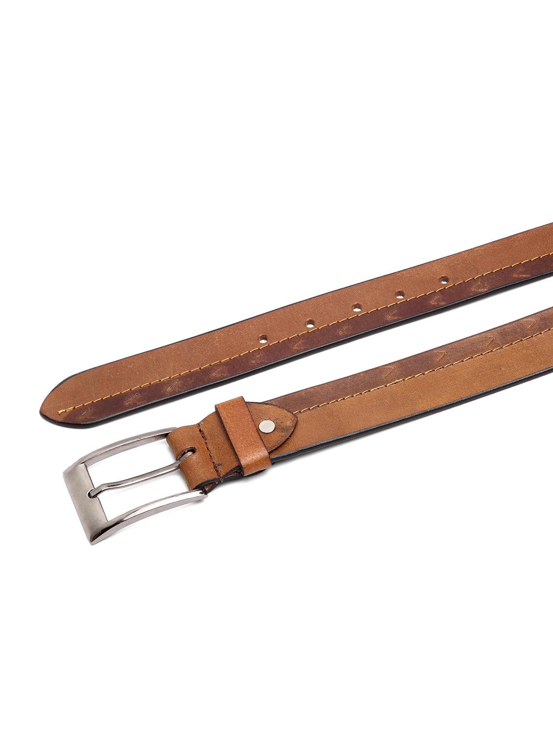 brown leather belt - 17067427 - Standard Image - 2