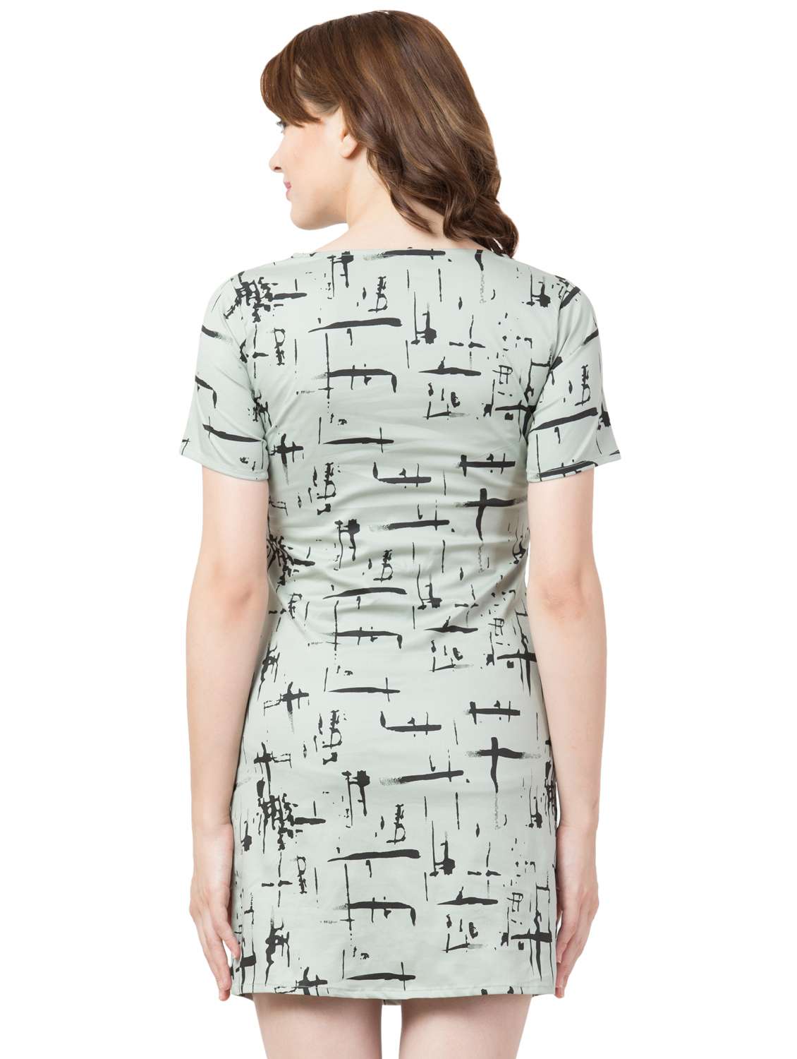 peter pan collar printed sheath dress  - 17067917 -  Standard Image - 2