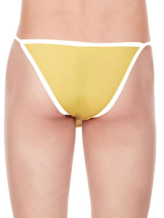 yellow color block nylon hipster - 17068105 - Standard Image - 2