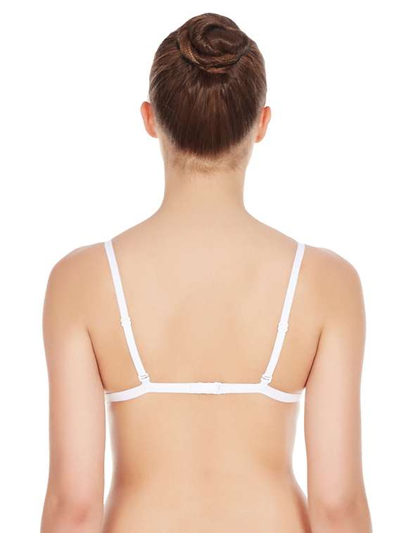 yellow front open solid bra - 17068207 - Standard Image - 2