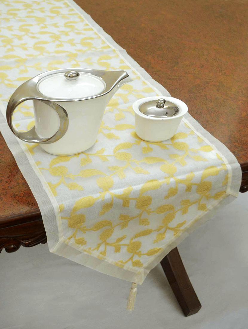 cutwork floral table runner - 17068664 - Standard Image - 2
