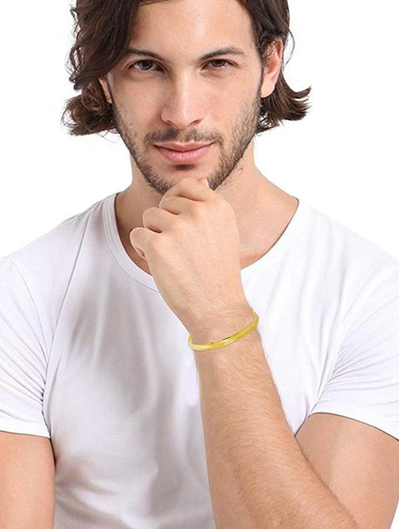 gold, metal bracelet - 17068719 - Standard Image - 2