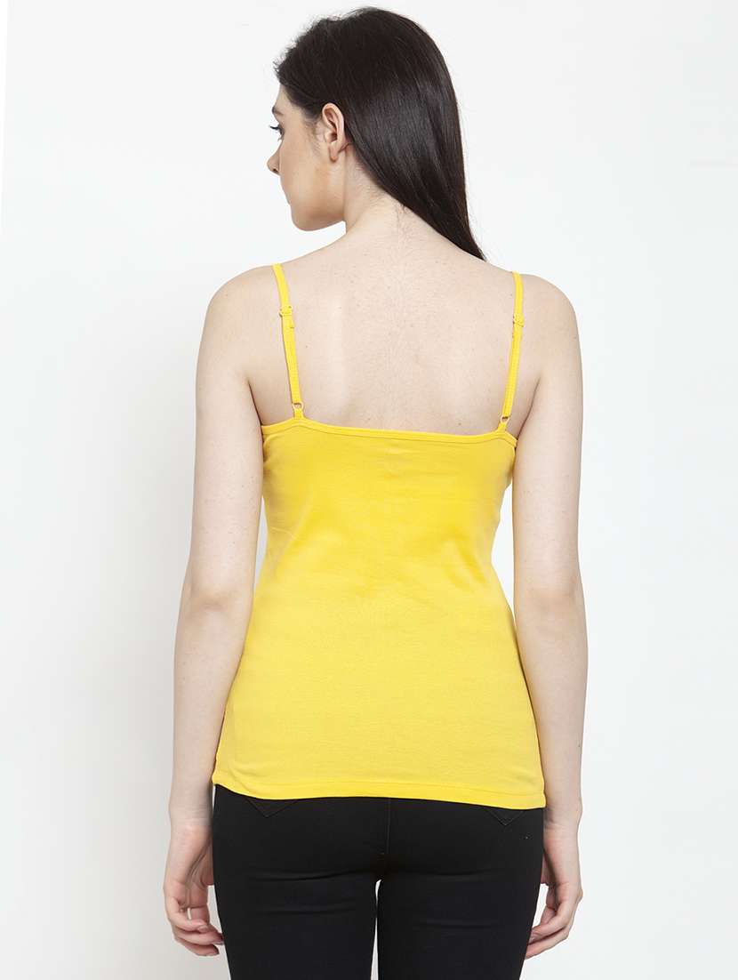 yellow cotton camisole - 17076860 -  Standard Image - 2