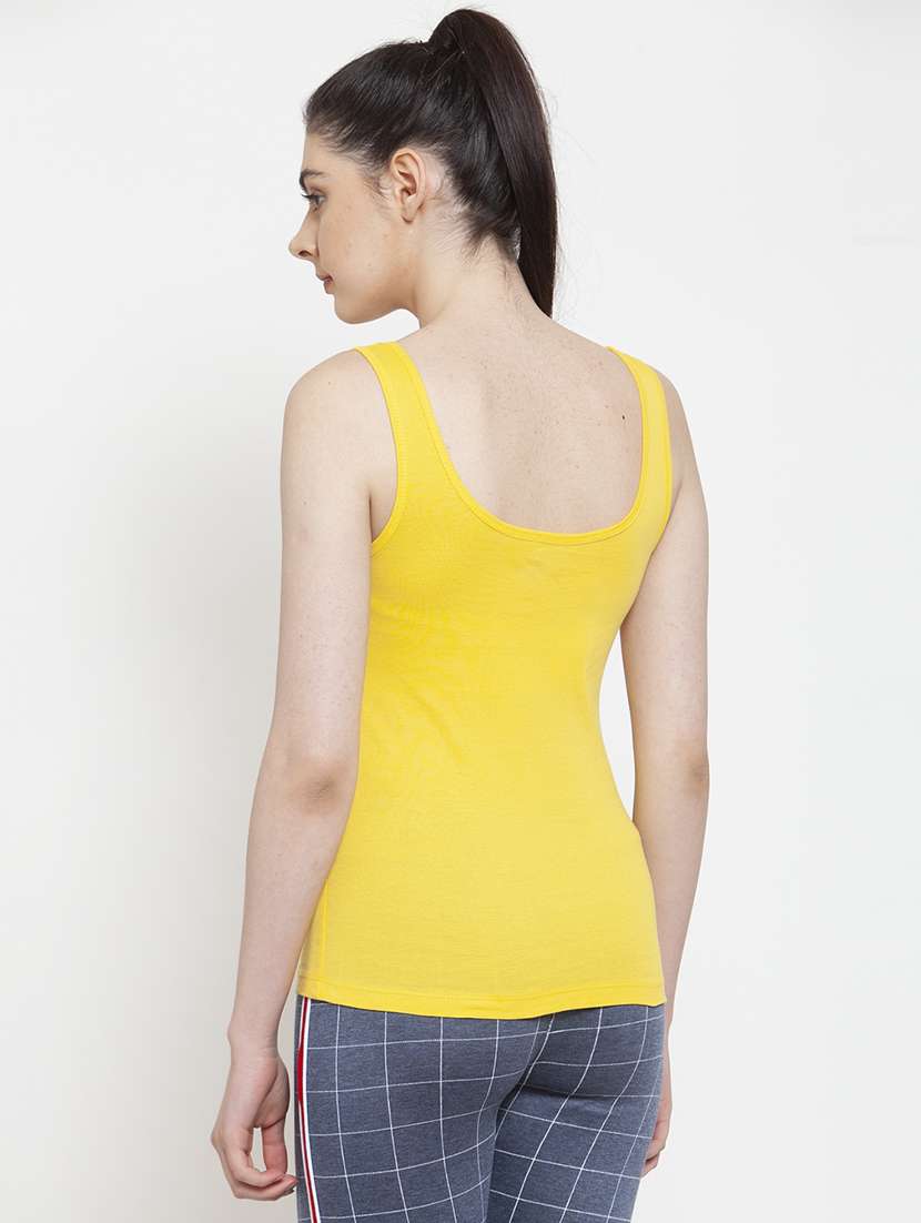 yellow cotton camisole - 17076881 -  Standard Image - 2