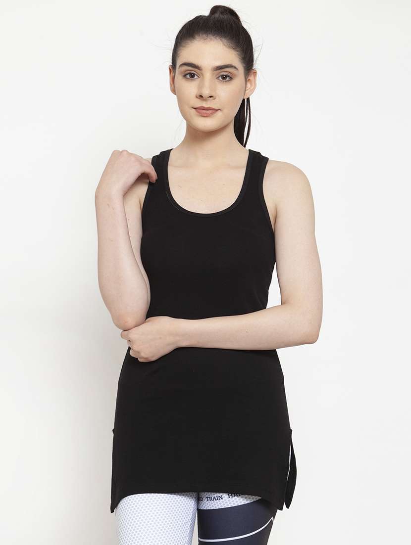 racer back long tank tee 