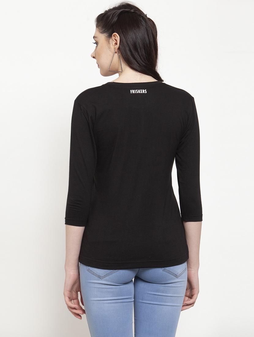 women's placement print round neck t-shirt - 17076903 - Standard Image - 2