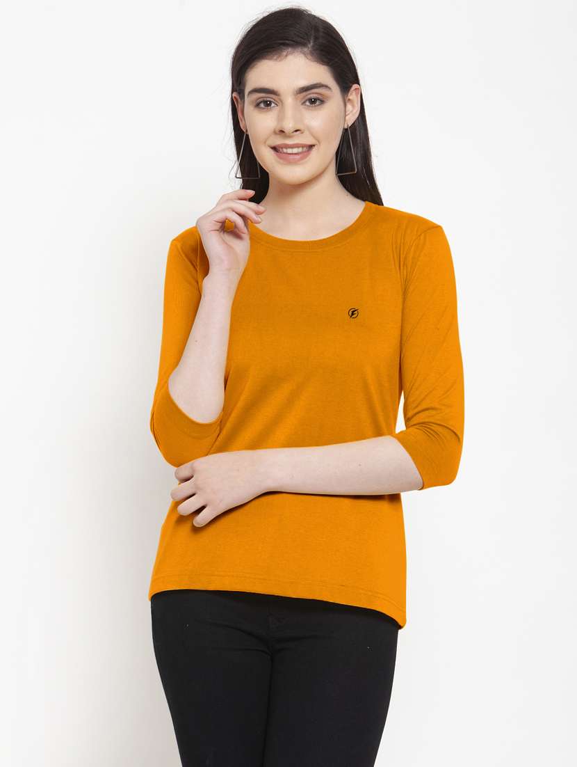 women's plain crew neck t-shirt