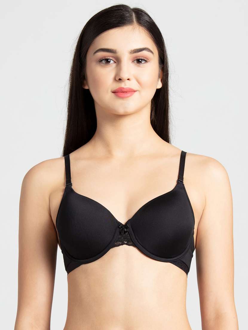 bow patch t-shirt bra 