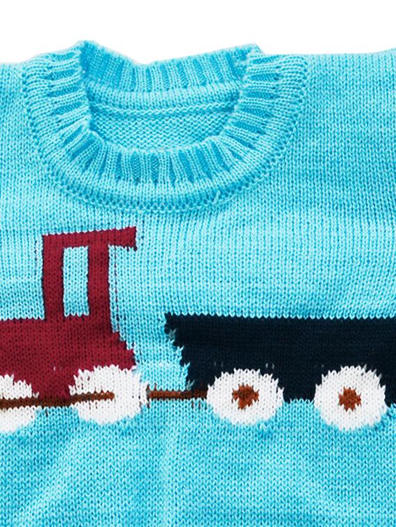 light blue acrylic sweater - 17078739 - Standard Image - 2