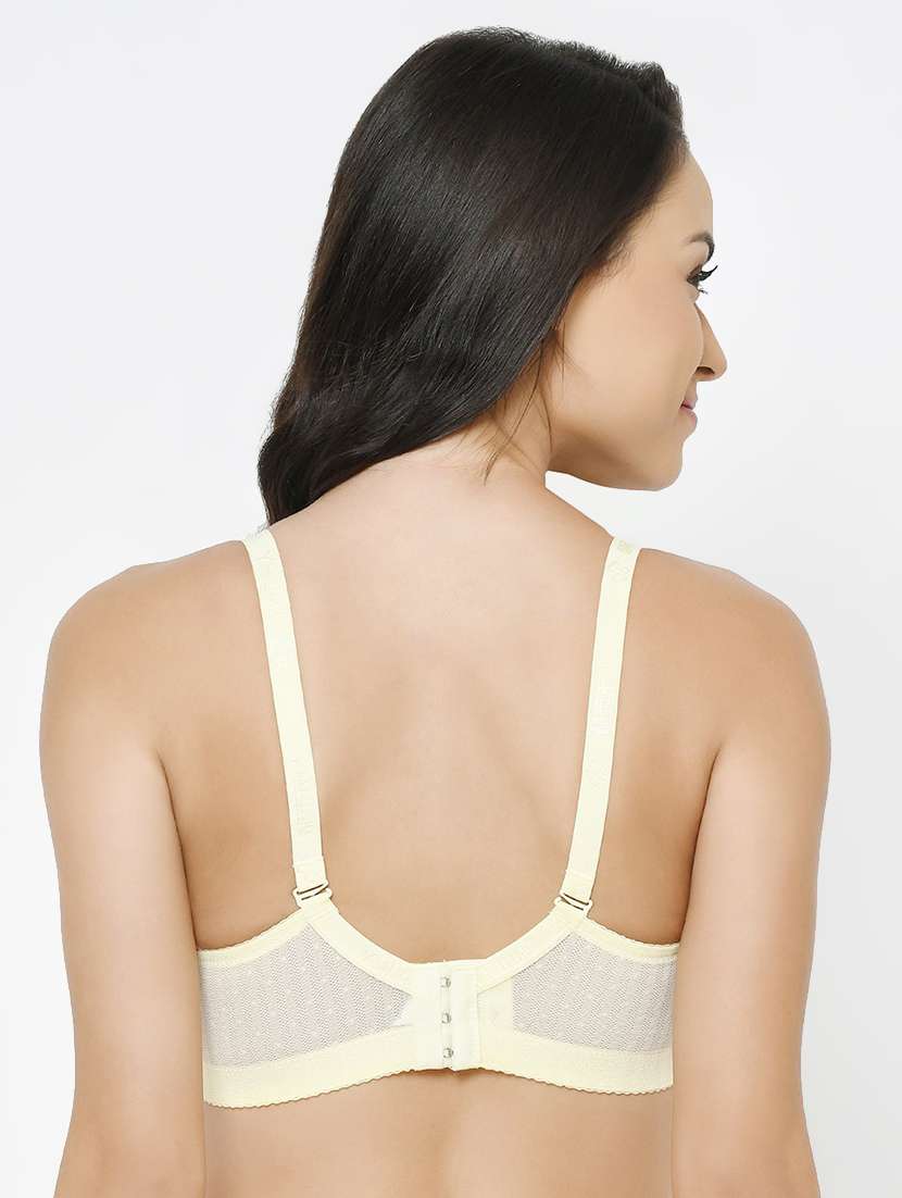 yellow laced push up bra  - 17081445 -  Standard Image - 2