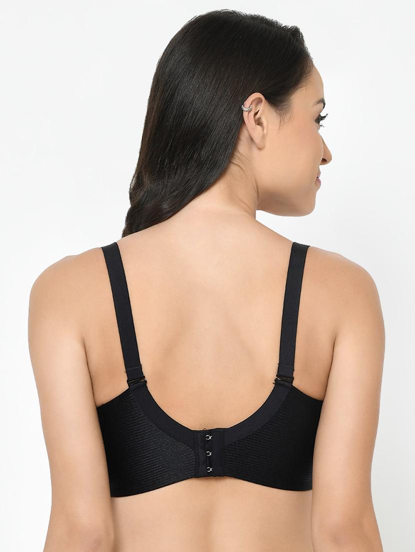 black nylon plunge bra - 17081456 - Standard Image - 2