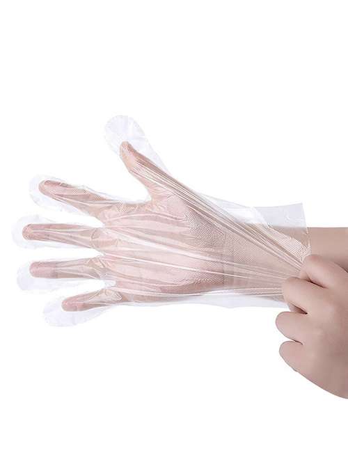 silver shine disposable hand gloves pack of 100 - 17081840 -  Standard Image - 0