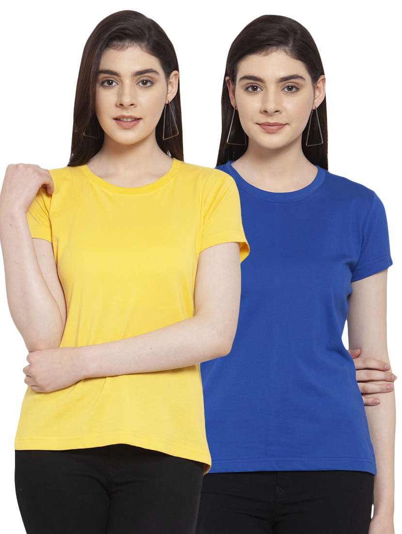 set of 2 solid tees 