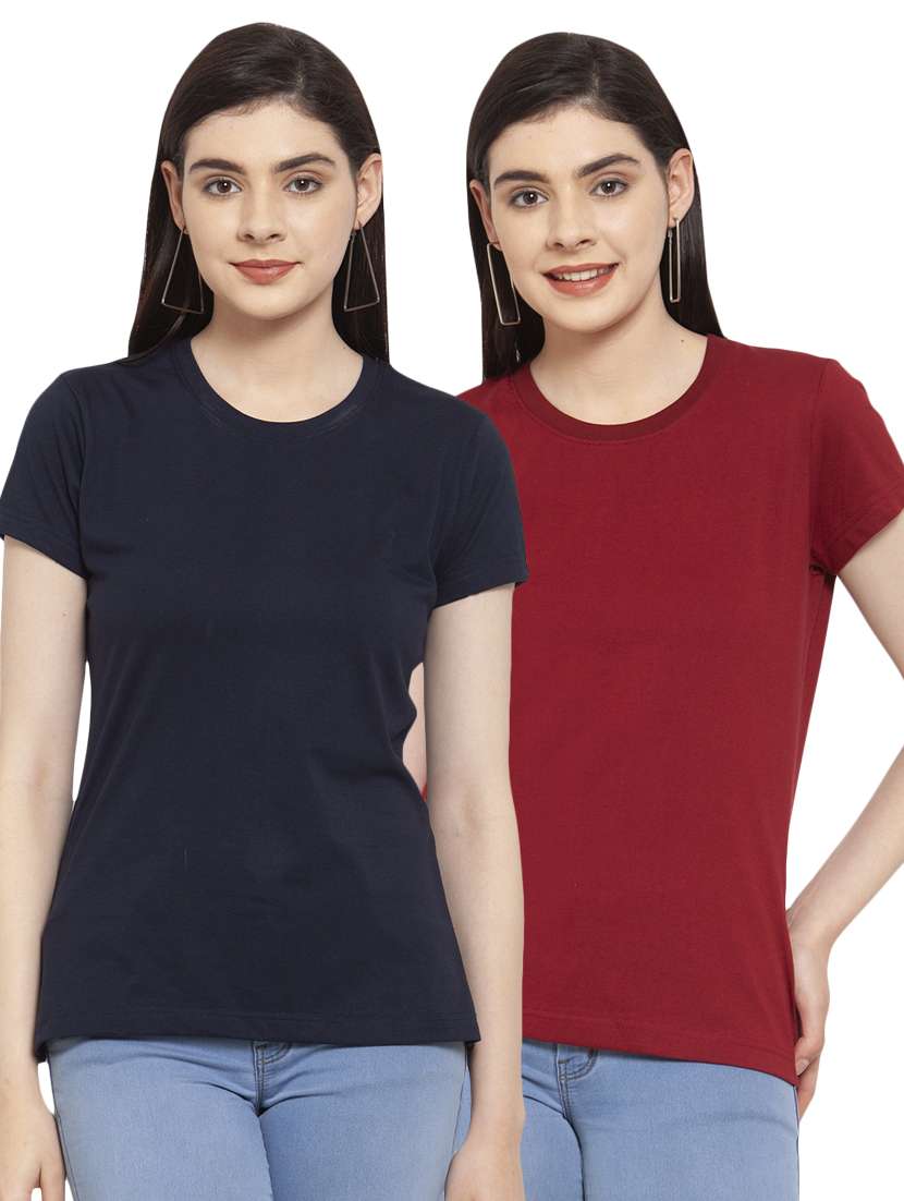 set of 2 solid tees 