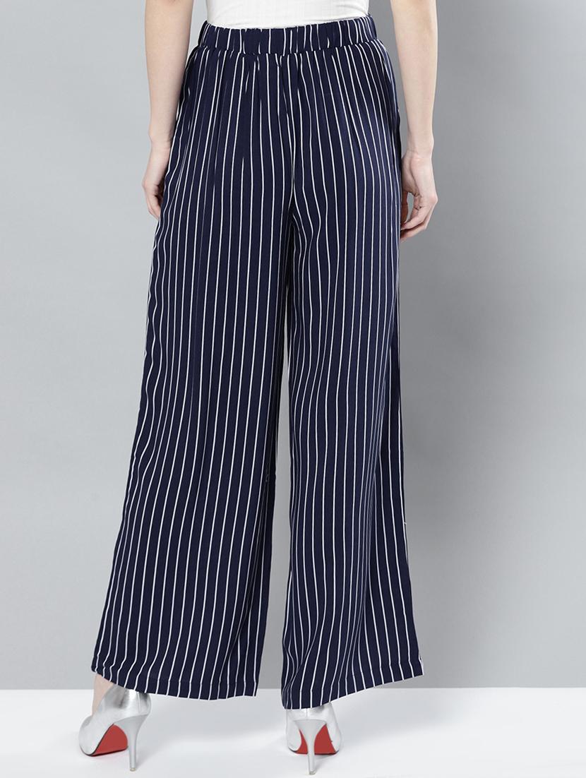 high rise striped trouser - 17085240 - Standard Image - 2