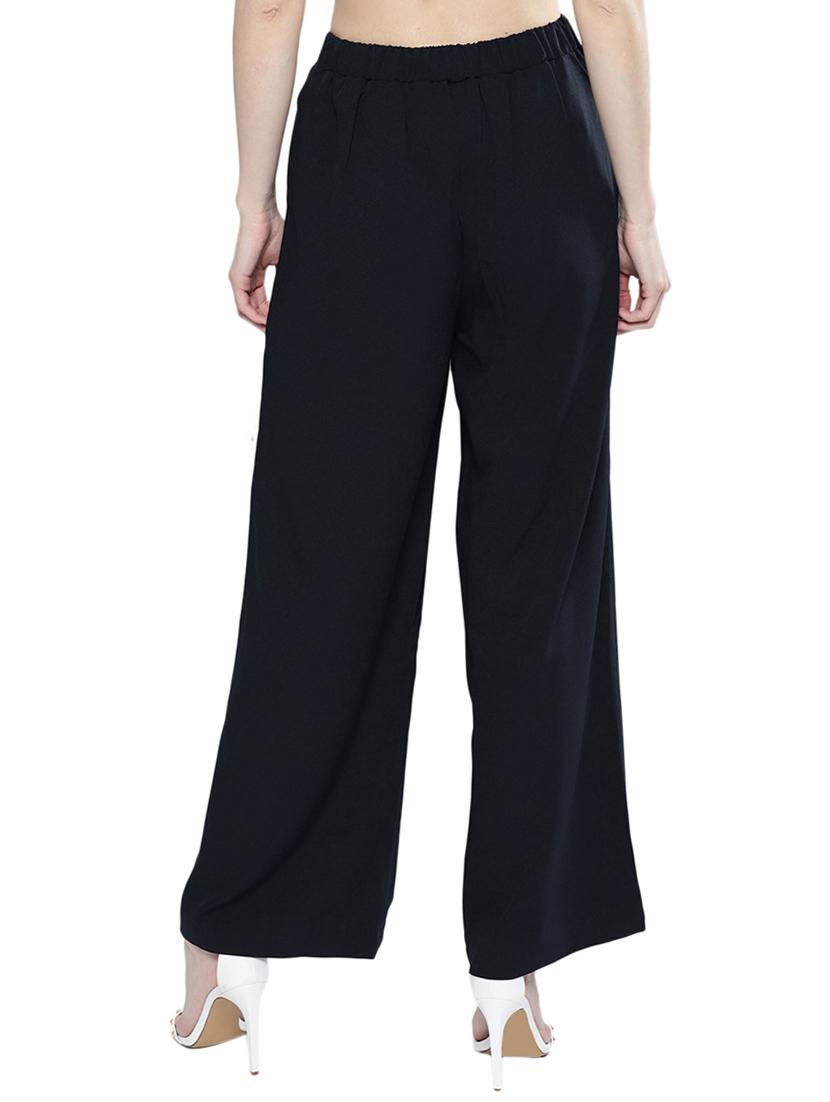high rise pleated trousers - 17085242 - Standard Image - 2