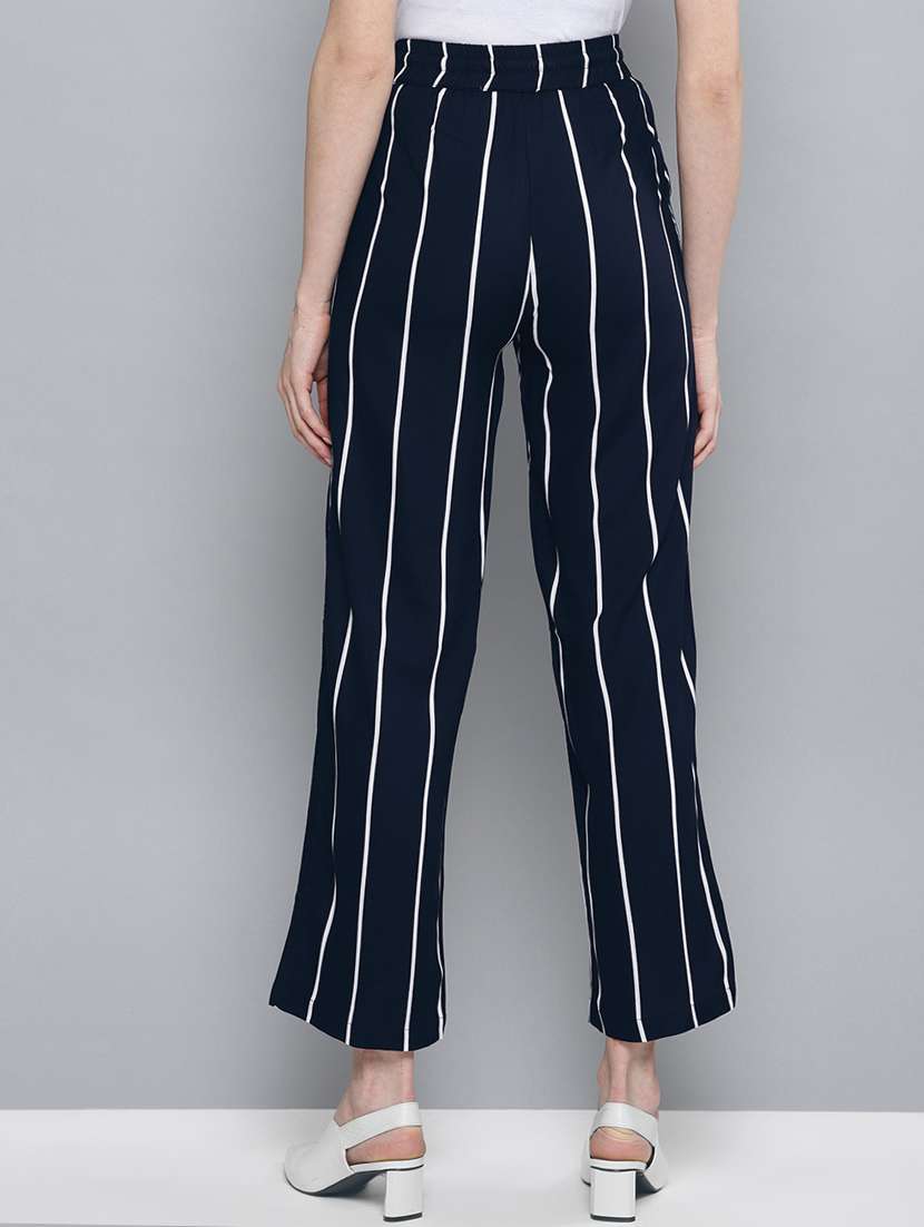 high rise striped trouser  - 17085322 -  Standard Image - 2