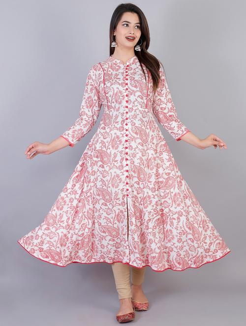 women's front slit kurta - 17085342 - Standard Image - 0