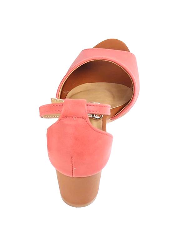 pink ankle strap sandals - 17085513 - Standard Image - 2