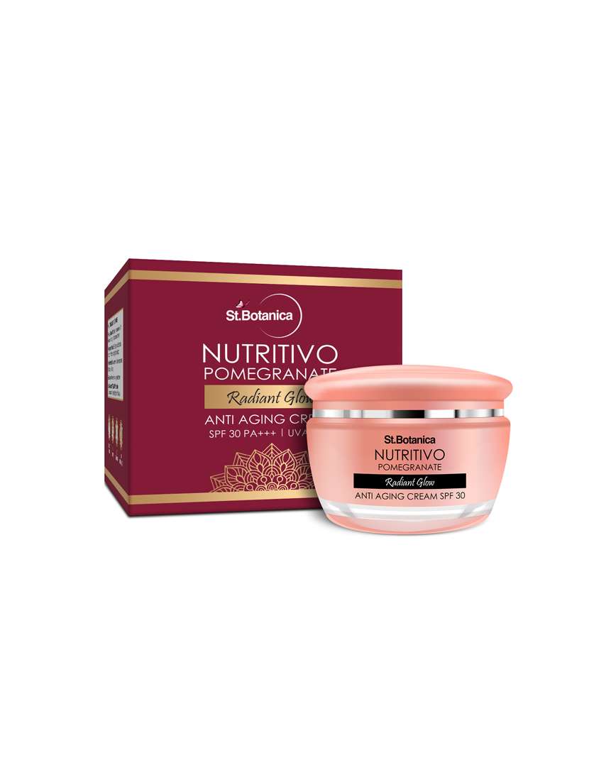 stbotanica pomegranate radiant glow anti aging cream 50gm
