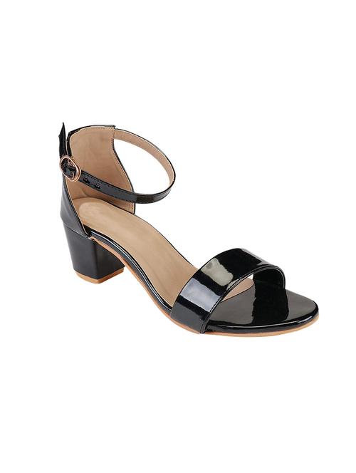 black tpc back strap sandals - 17086420 -  Standard Image - 0